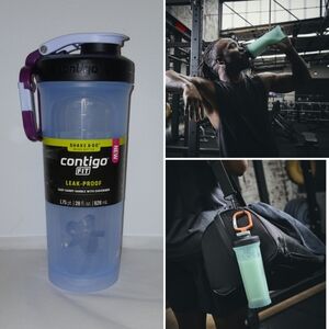 Contigo Fit 2.0 Leak-Proof Shaker With Carabiner BPA Free 28 Ounces